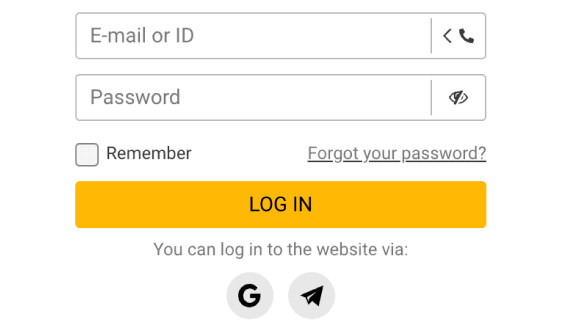 Lοg іntο уοur Μеlbеt ассοunt